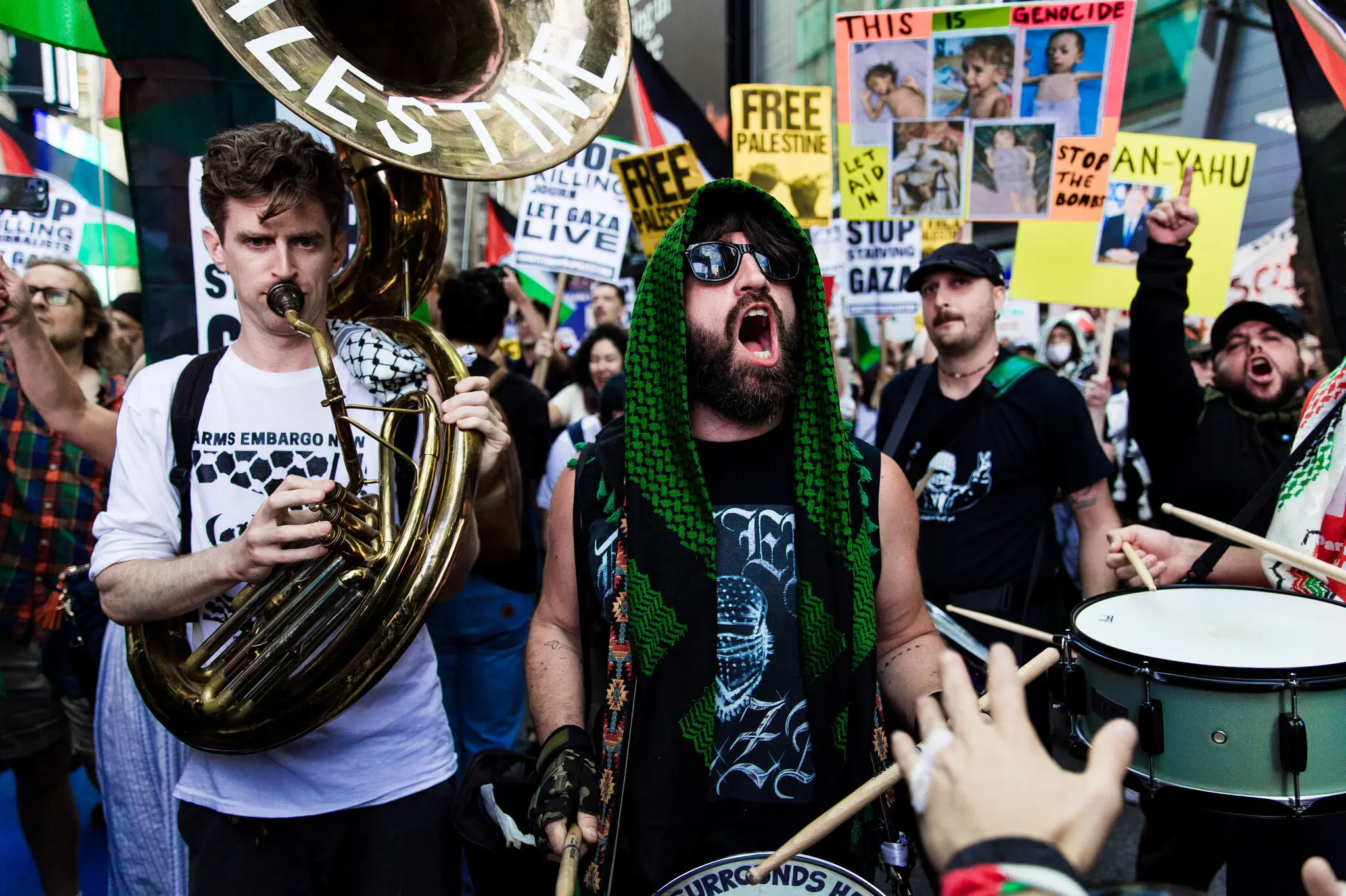 Протести у Нью-Йорку проти Нетаньяху під час виступу в ООН